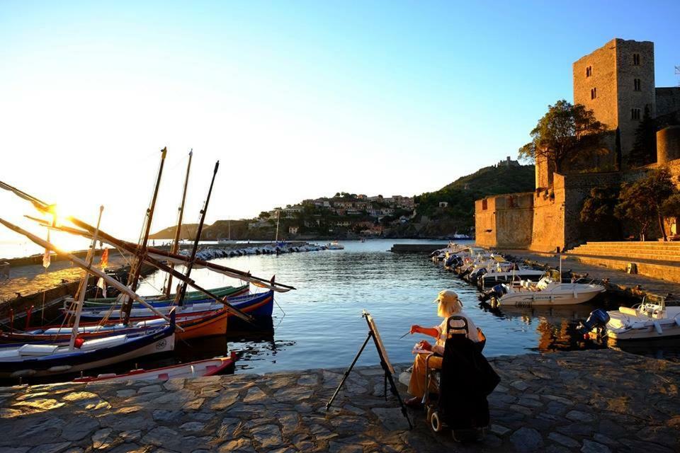 Charme A 20 M De La Plage Centre Village Collioure Bagian luar foto